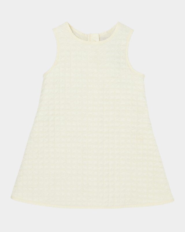 Girl's Quilted A-Line Dress, Size 4-
